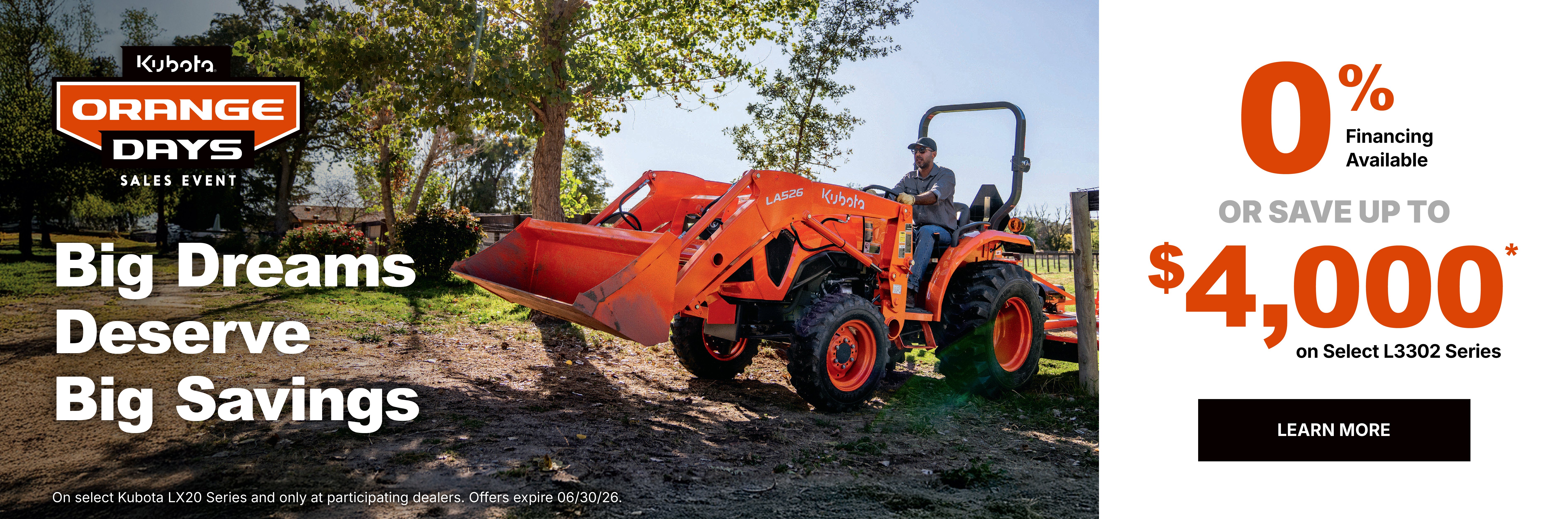 Kubota LX20 Series